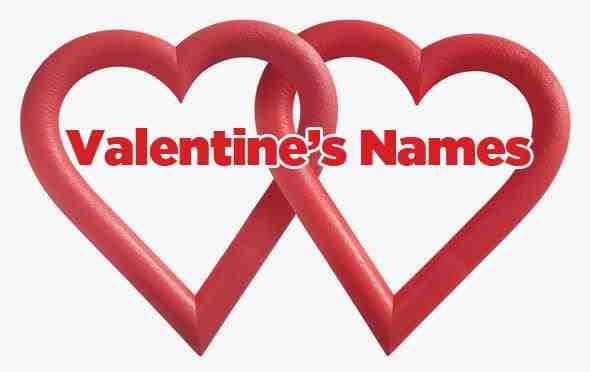 Nombres de San Valentín